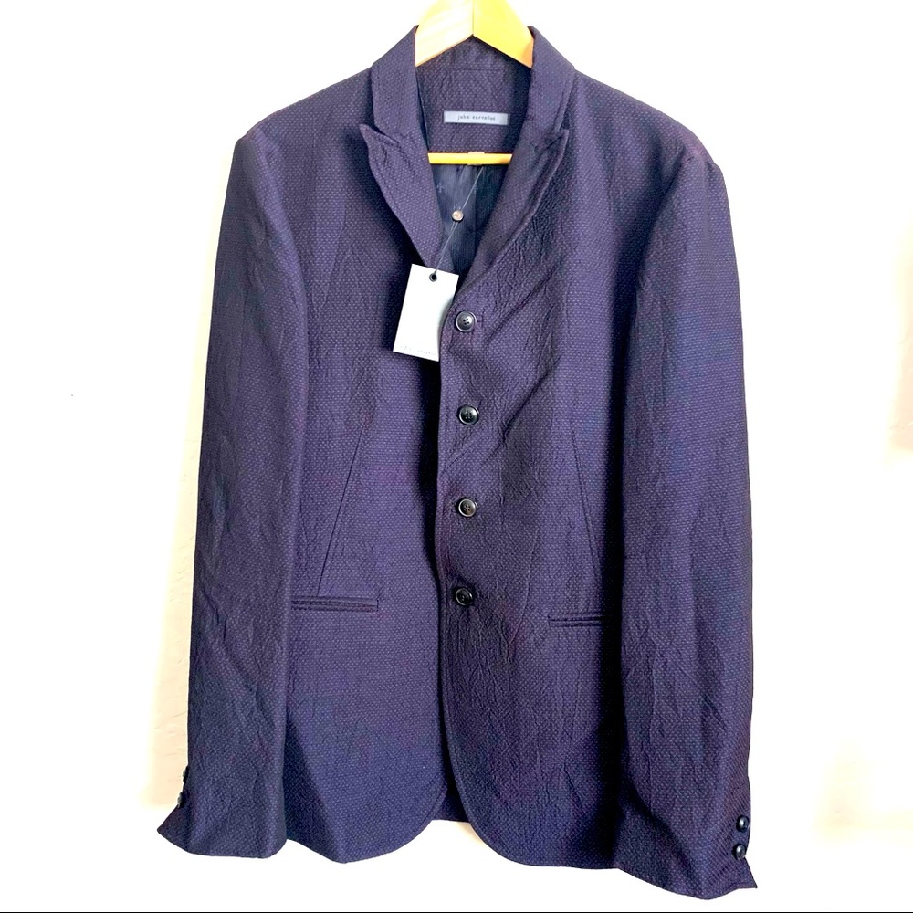 John Varvatos convertible peak lapel jacket size 48